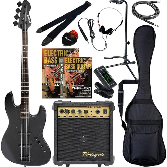 SELDER Bass Jazz Bass Type JBC-04/BB Beginner Introductory Limited Set Plus