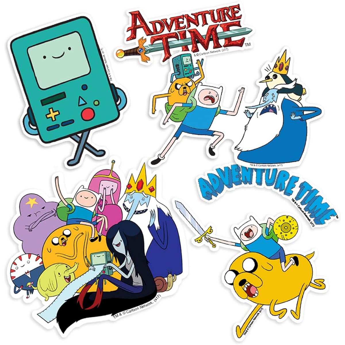 Adventure Time Cartoon Network Collector's Sticker with Jake and Finn