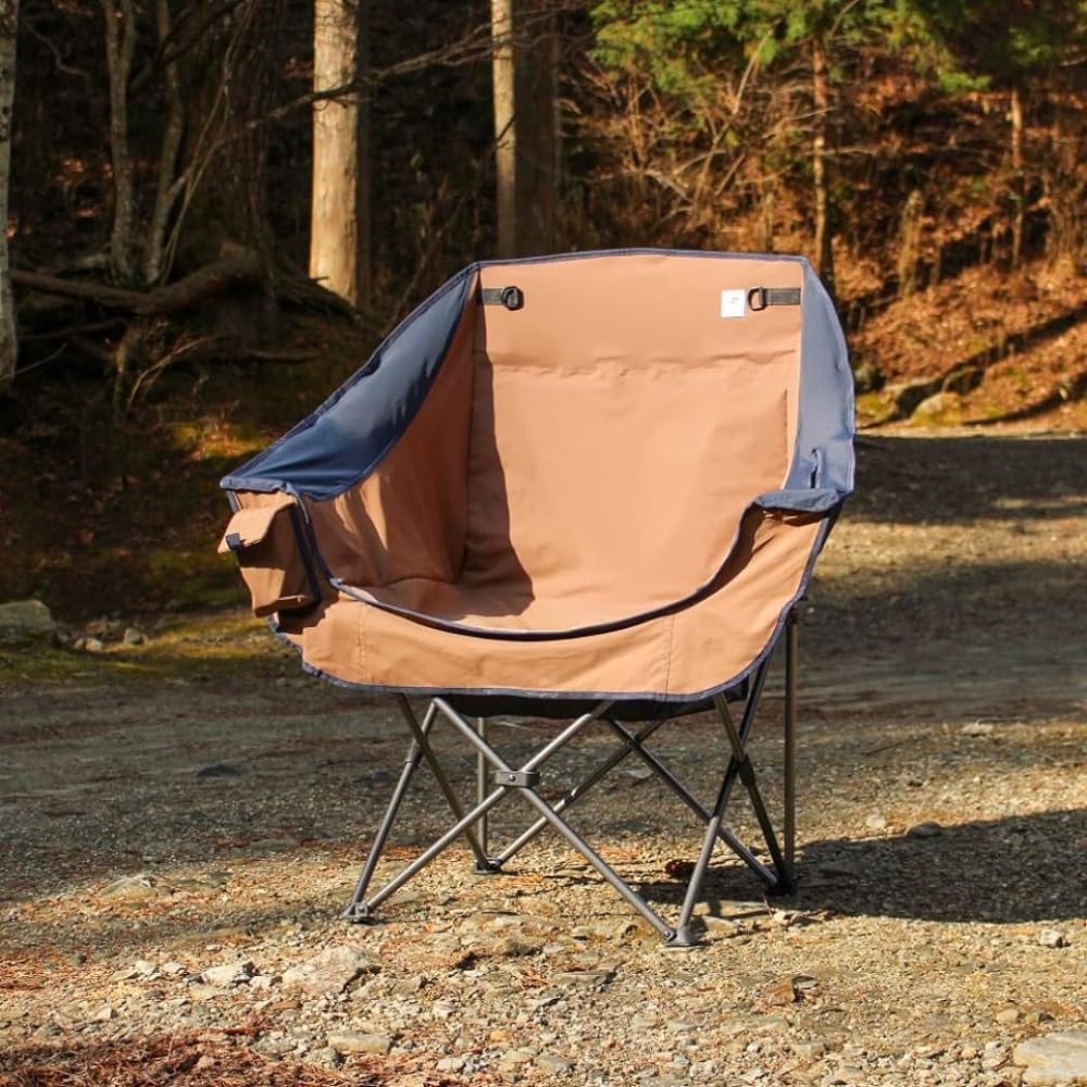 grn outdoor Camp Chair 60/40 CLOTH SINGLE SOFA CHAIR 2023 model GO3402F BROWN