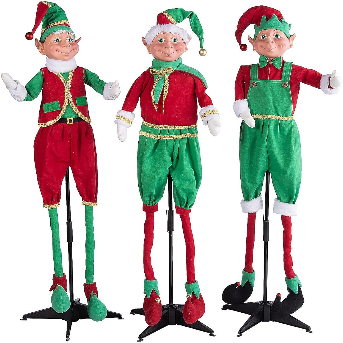 Fun Express Christmas Standing Elf Set