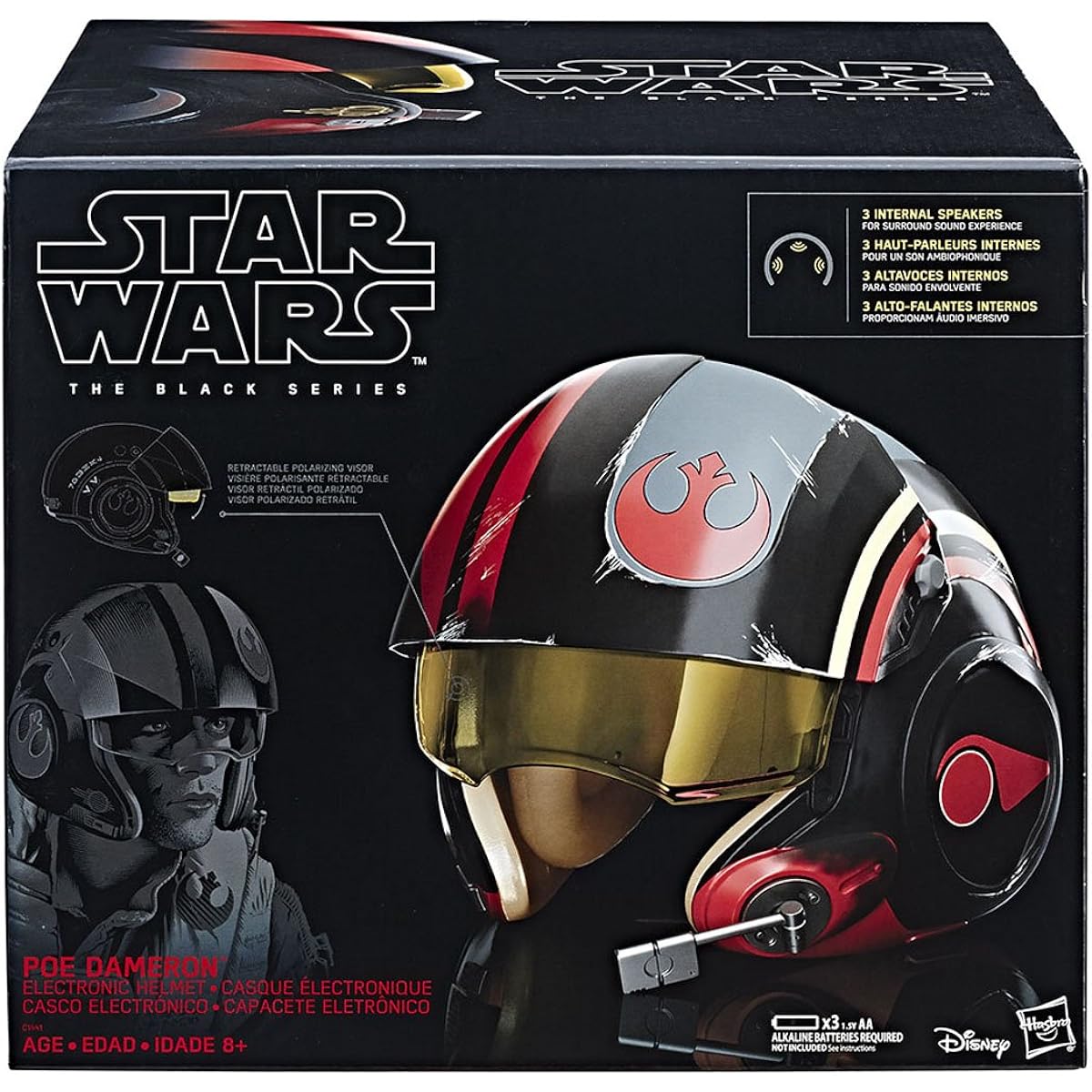 [Takara Tomy] Star Wars Black Series Electronic Helmet Poe Dameron