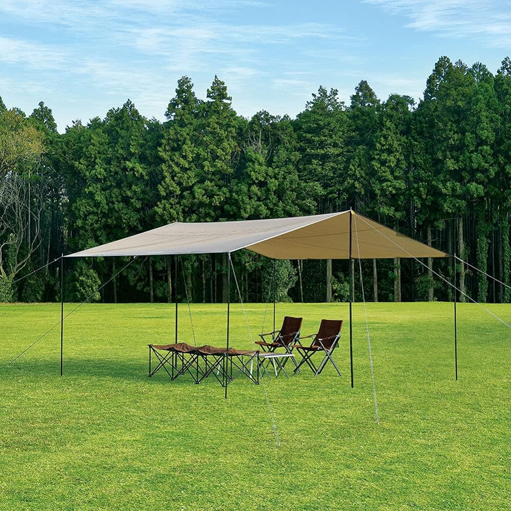 [UNIFLAME] REVO Square Tarp 4x4 TAN 682302
