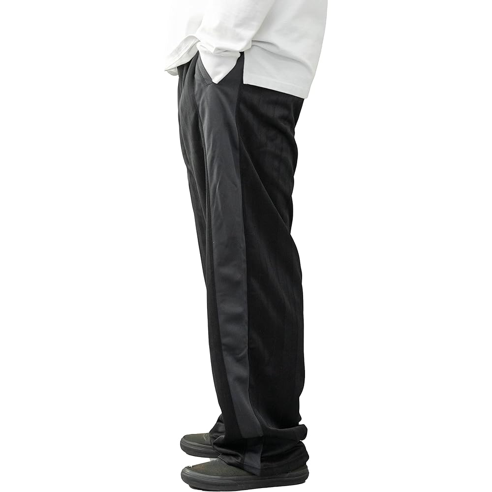 [Scone] Men's Jersey Pants, Large Size, Shadow Stripe, Side Line, Athletic Wear, Sportswear, Loungewear, Training Wear, Running, Walking, 3L, 4L, 5L