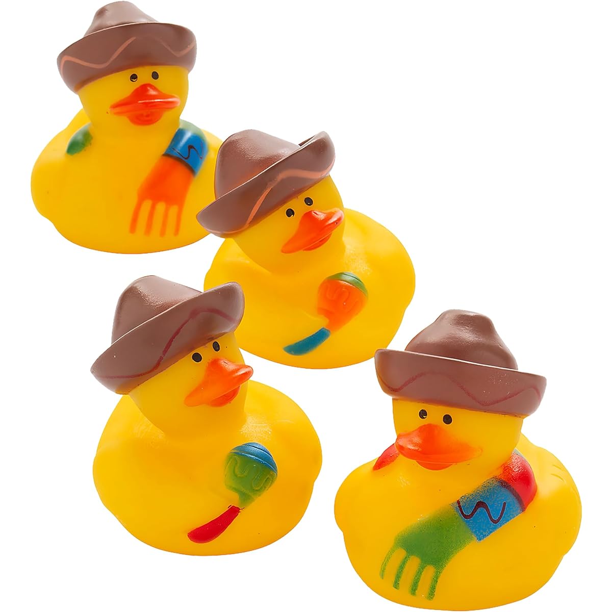 Fiesta Rubber Ducky 1 Dozen [Toy]