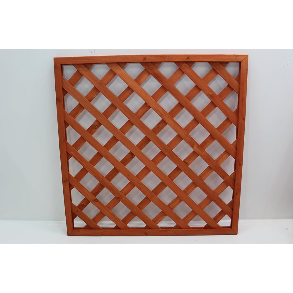 Natural cedar balcony lattes set of 4 90 x 90