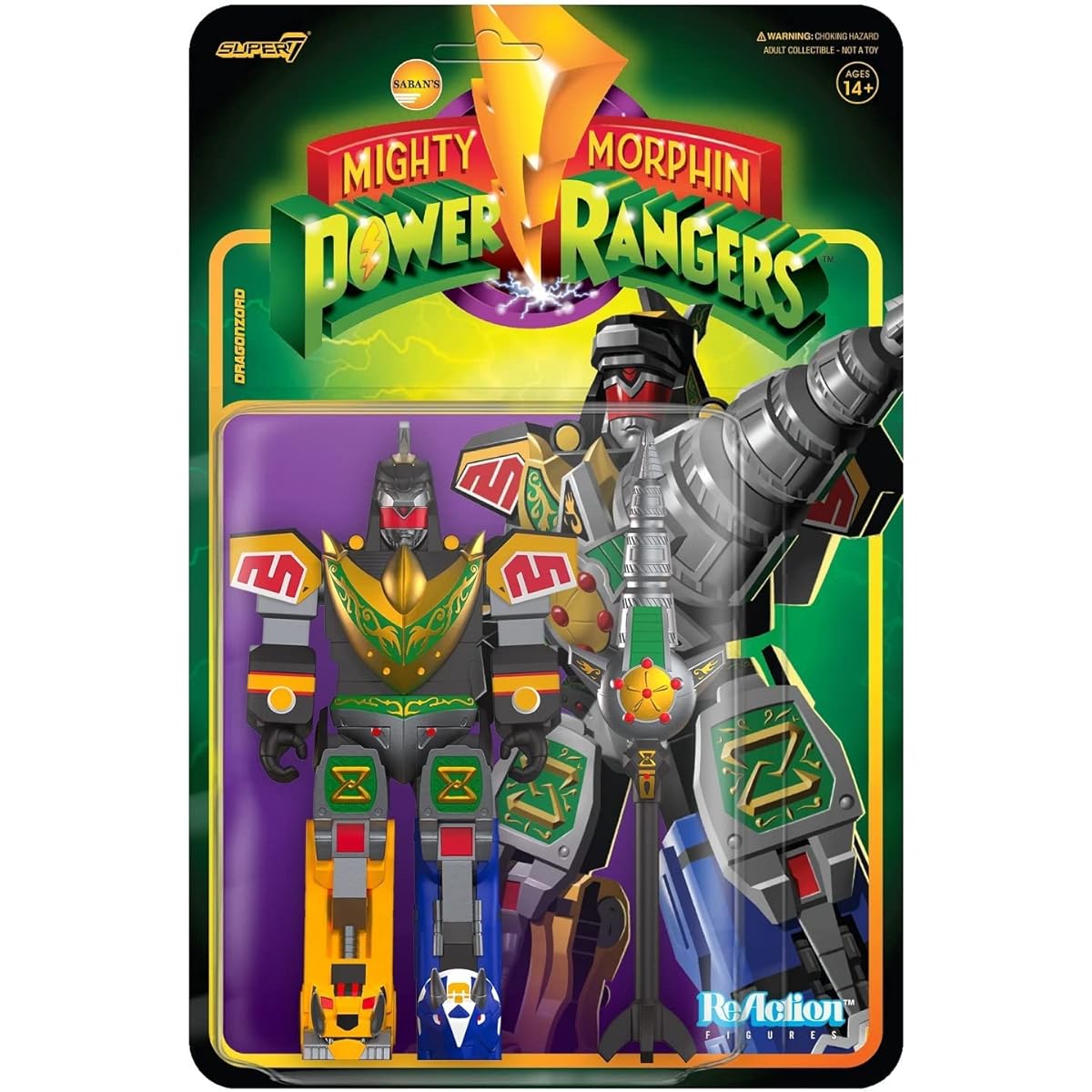 Mighty Morphin Power Rangers W3 DRAGONZORD Bat Reaction Figure RE-POWRW03-DZB-01