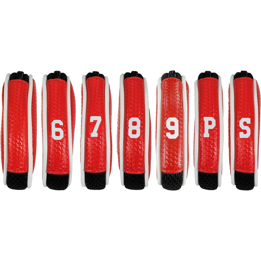 Rezax Hiroshima Toyo Carp Iron Cover Set of 7 Red HCIG-2806