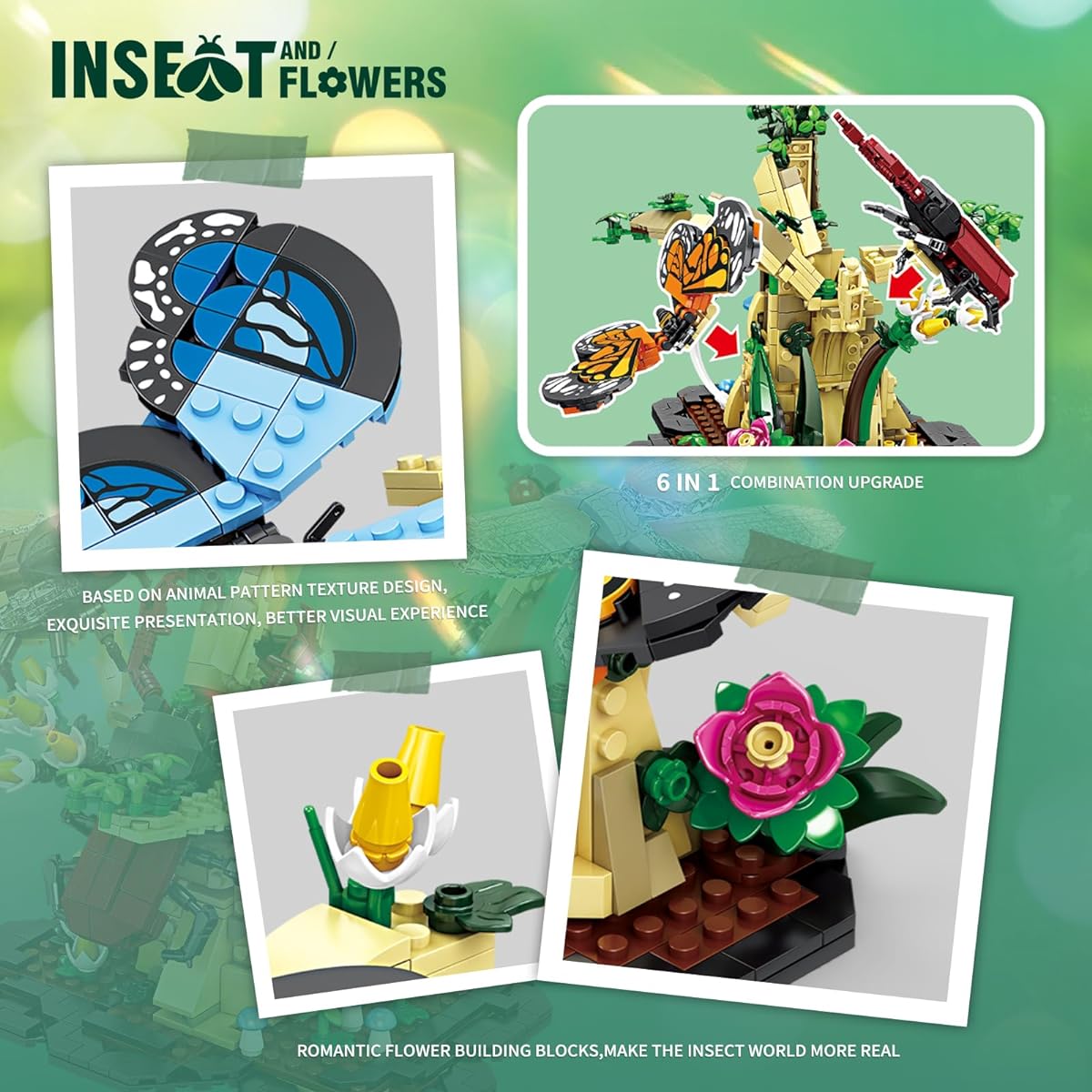QLT QIAOLETONG Insect Building Set