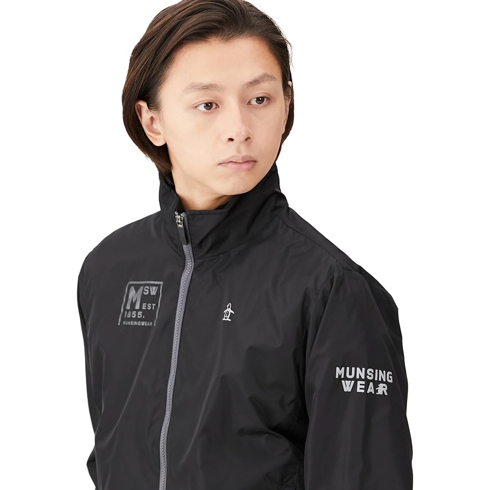 [Munsingwear] Full Zip Blouson 3way Thermal Storage Heat Retention Heat Navi Fleece Vest Golf MGMWJK08W Men's