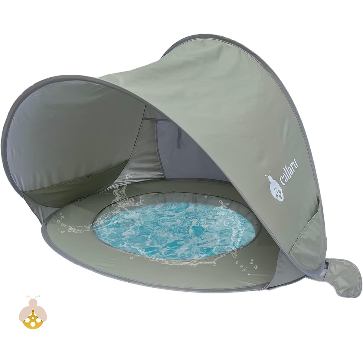 Baby Beach Tent Pop-up Shade Pool, Sage Green: Ideal baby & pet portable shelter - protection from sun, wind, sand and other elements.