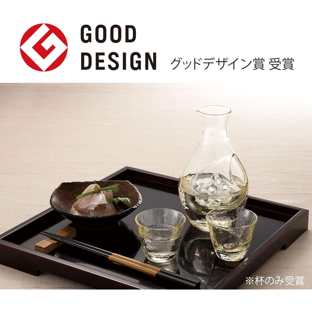 Toyo Sasaki Glass Sake Glass Collection Takasegawa Amber Cold Sake Set G604-M72