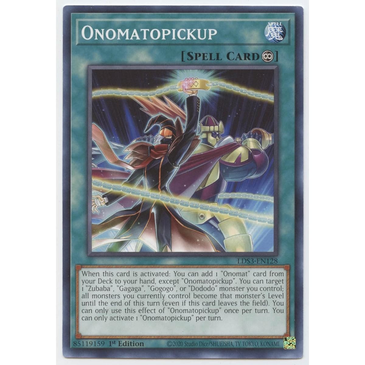 Onomatopoeia Pickup - LDS3-EN128 - Common - First Edition