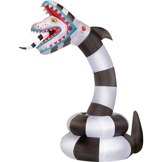 Spirit Halloween Beetlejuice Sandworm Inflatable Decor | Officially Licensed | 9.8 Feet | Halloween Decor | Horror Decor | Blow Up Prop