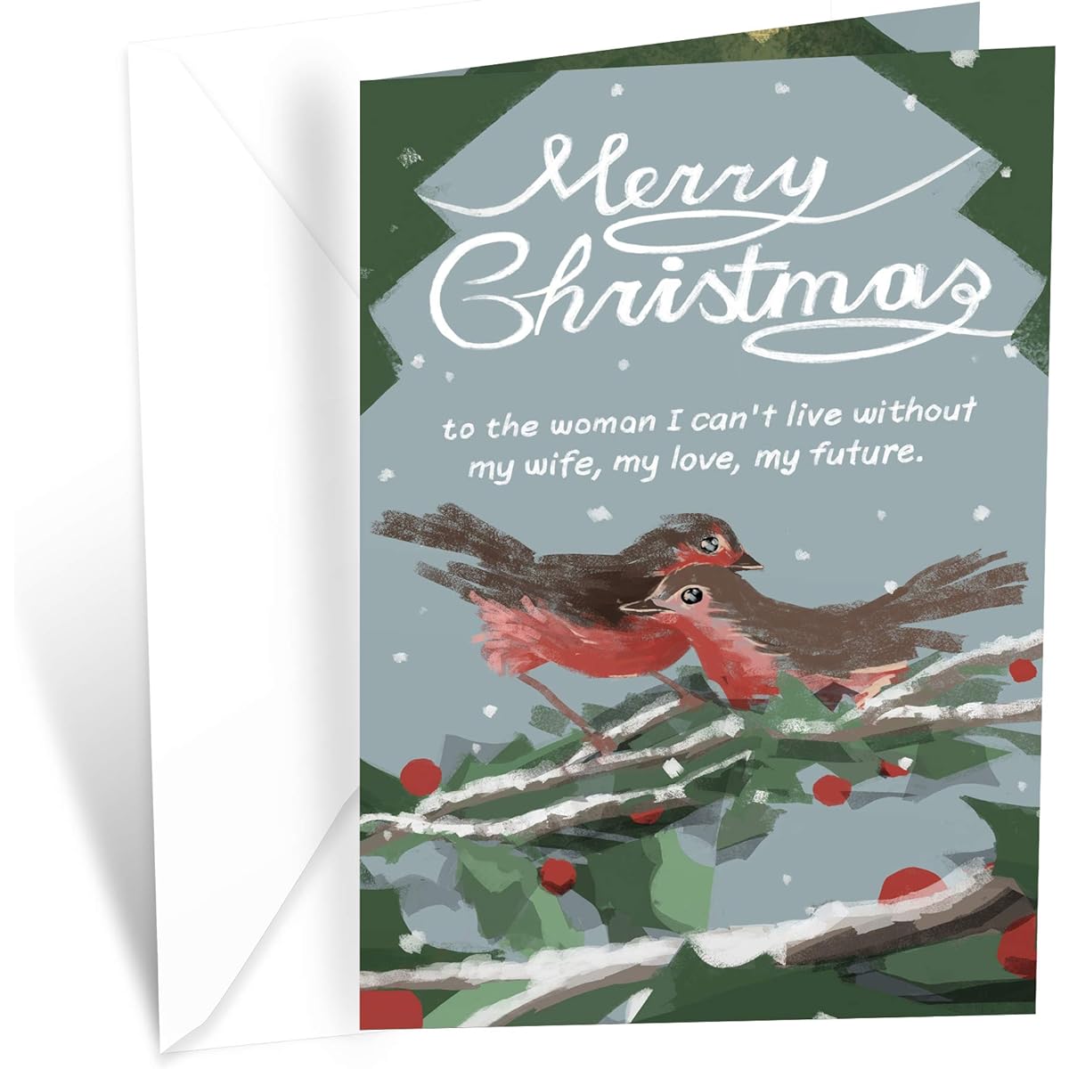 Prime Greetings Christmas Cards Love for Wife