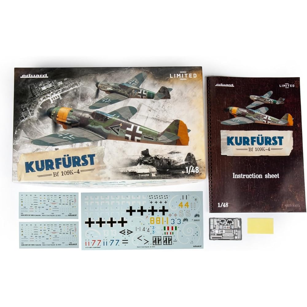 Eduard 1/48 Limited Edition Series Germany Kurfürst Bf109K-4 Plastic Model EDU11177