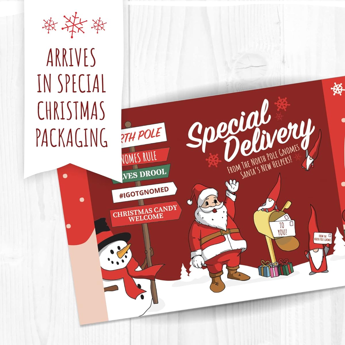 North Pole Letters Santa's Christmas Naughty List Naughty Notice (5 Pack) - Great for Kids, Spouses and Friends