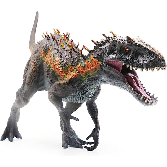 JR PARK Large Realistic Tyrannosaurus Rex Toy 15.7 Inch T-REX Dinosaur with Movable Jaw for Boys Girls Red Ages 3+