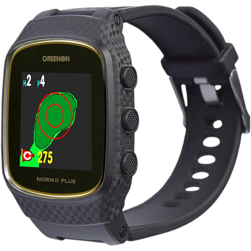 DUNLOP Srixon Distance Measurement Green on the Golf Watch Norm II Plus GGF-M0003