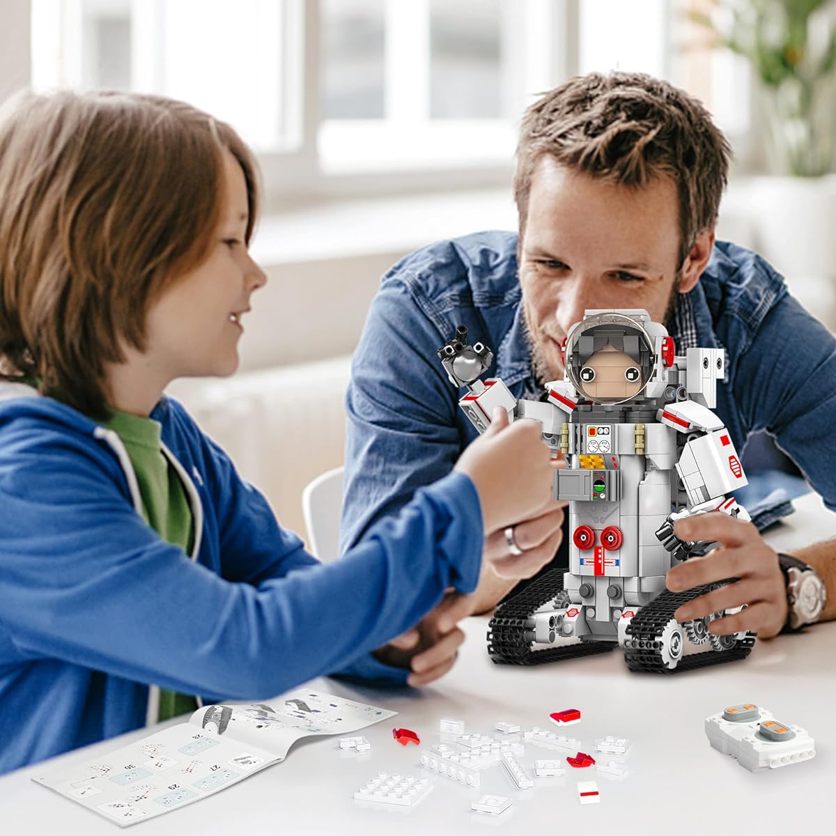 JCC Robot Building Kit, Robot Set for Boys and Girls, App Remote Control STEM Projects Assembly Science Building Blocks Kit, Birthday Christmas Practical Gift, Age 8 9 10 11 12 13 14+ (508 Pieces)