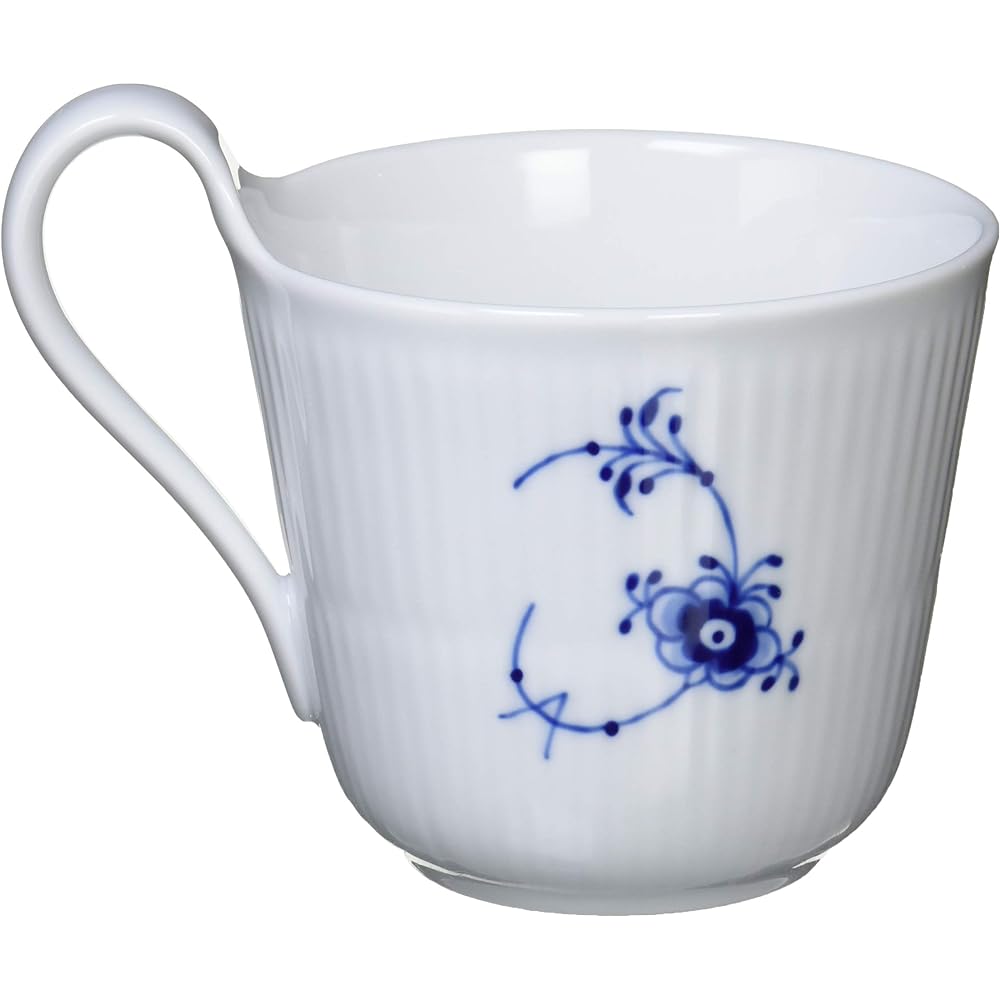 [Regular Imported Product] Royal Copenhagen Blue Fluted Plain High Handle Mug 330ml "M" Wedding Gift 1017158