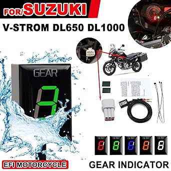 Speed Display Meter 1-6 Speed Gear Display Indicator For Suzuki V-Strom DL 650 1000 DL1000 DL650 V Strom 2004-2010 2011 EFI Motorcycle Accessories
