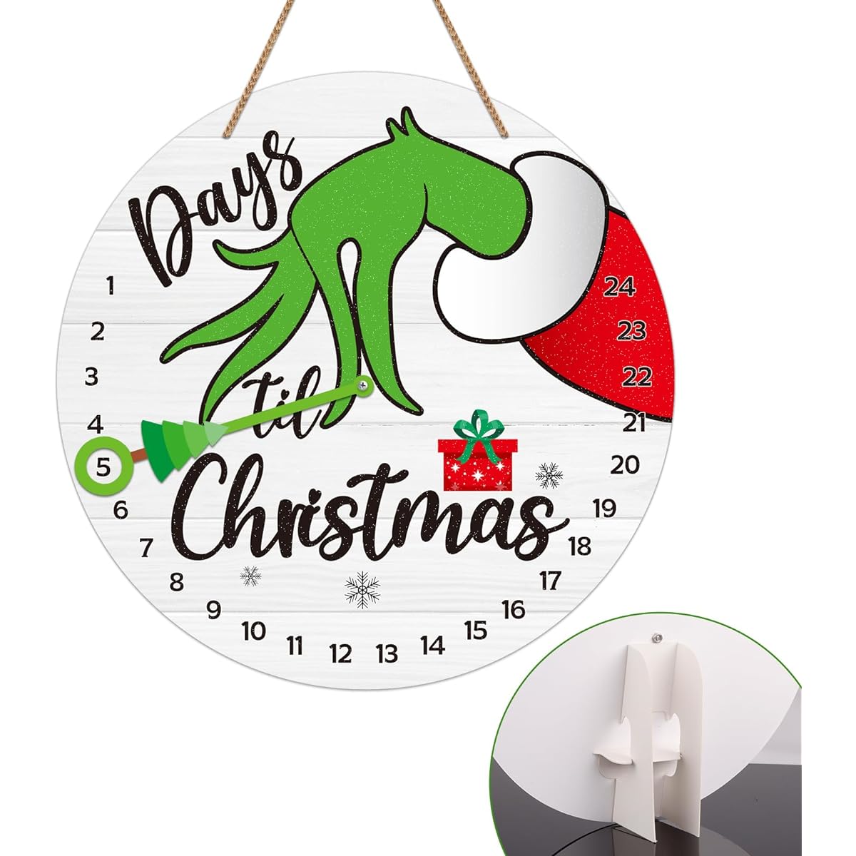 PETCEE Grinch Christmas Countdown Advent Calendar 2023