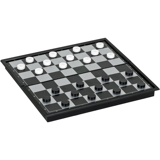 WE Games Magnetic Checkers Set -Small Travel Size