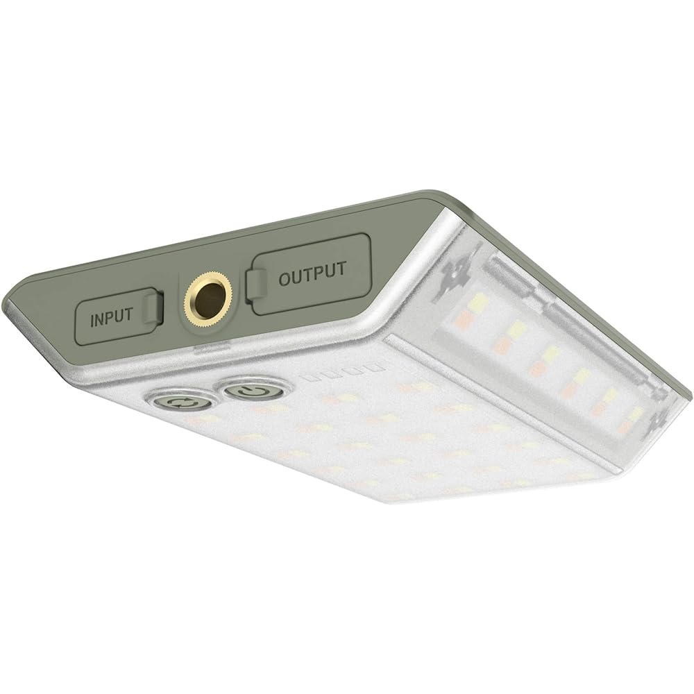 Prism Rechargeable Mobile LED Lantern CLAYMORE 3FACE mini CLF-500MG Moss Green