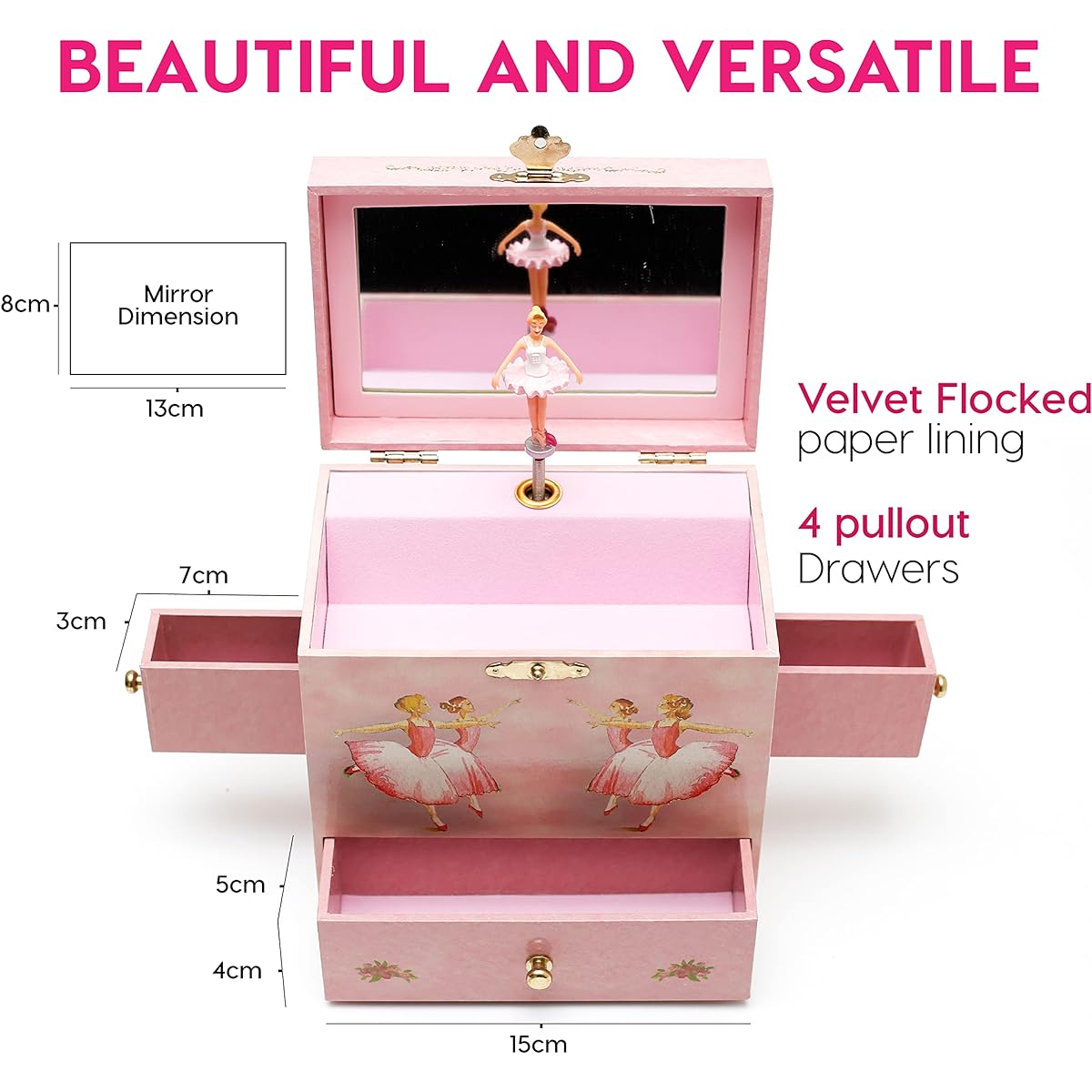 [Enchantmints]Enchantmints Ballerina Treasure Music Box B1018 [Parallel Import]
