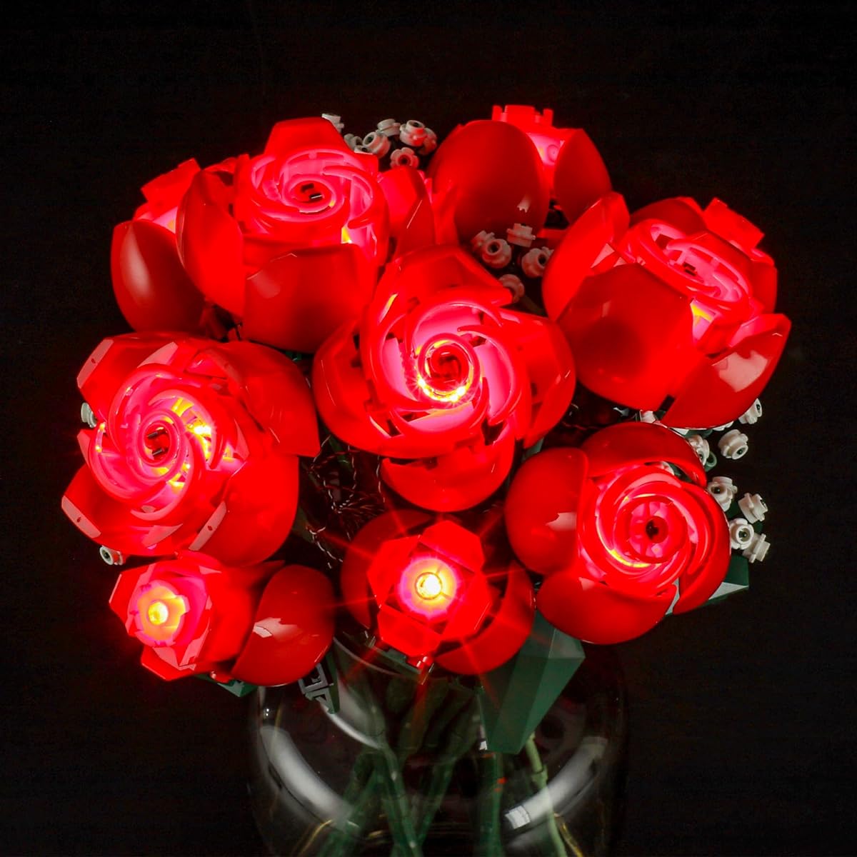 BRIKSMAX LED Lighting Kit for Lego-10328 Rose Bouquet - Compatible with Lego Icon Building Sets - Lego Set Not Included