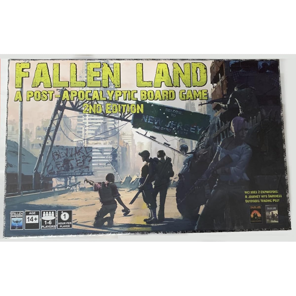 Fallen Land: Post-Apocalyptic Board Game 2nd Edition Big Box