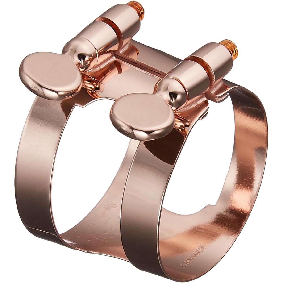 Bonnard Bass Clarinet Ligature Correct Tight Pink Gold Plate Finish (2253PG)