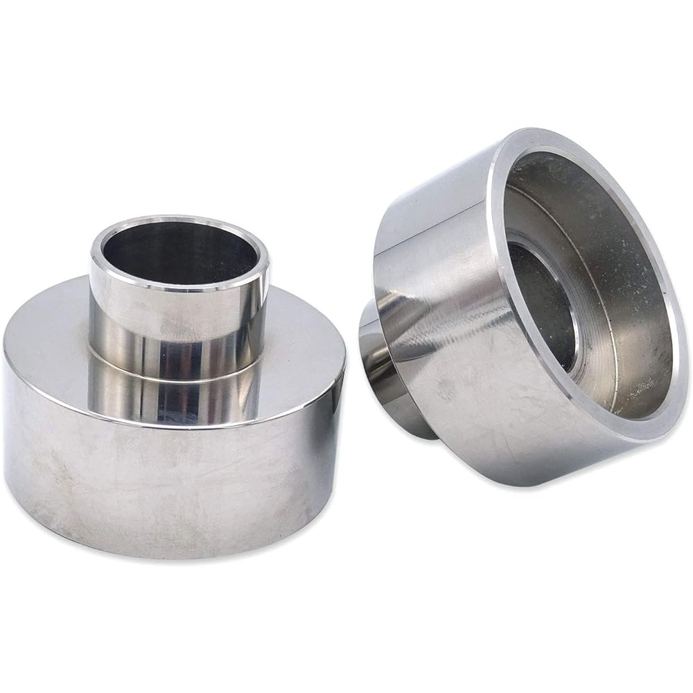 Dasen Conversion Front Fork End Neck Cup Bearing Kit Compatible with 7/8" to 1" Evo Harley Sportster Ironhead