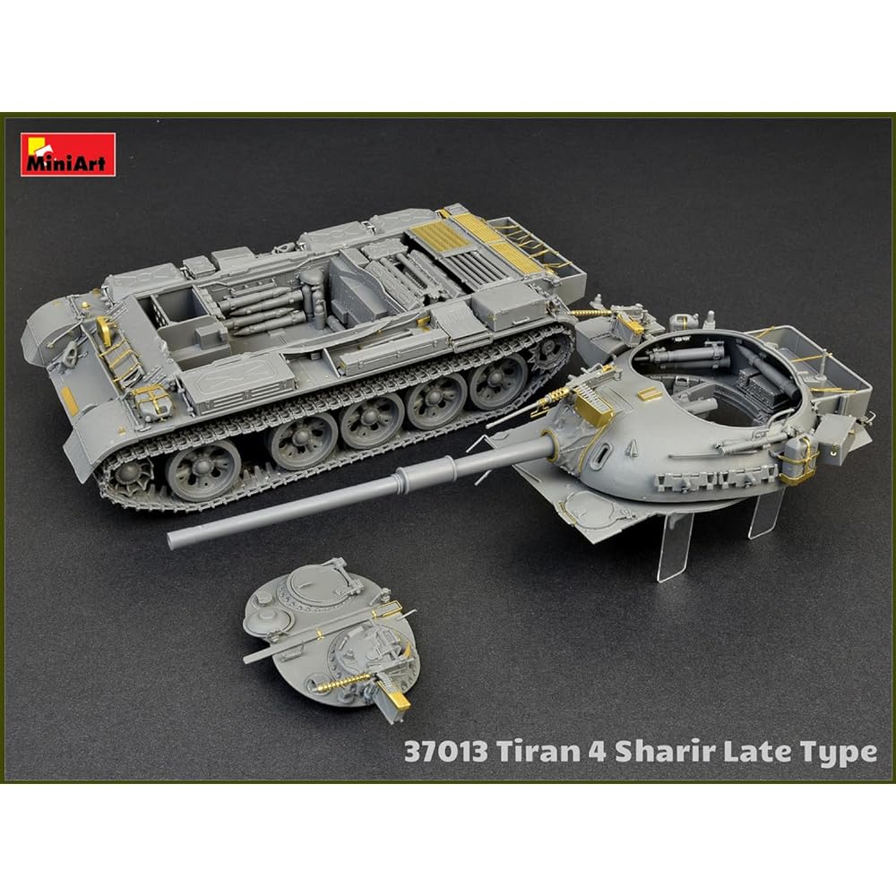 Miniart 1/35 Israel Defense Force Tiran 4 Sharir Koukigata Interior Kit (Internal Reproduction) Plastic Model MA37013