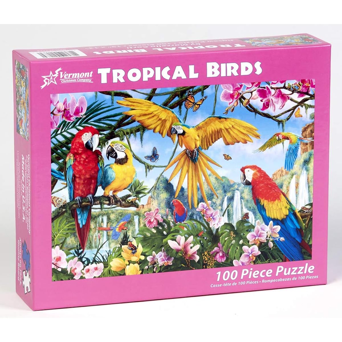 VCO Jigsaw Puzzle Tropical Birds (100 Pieces)