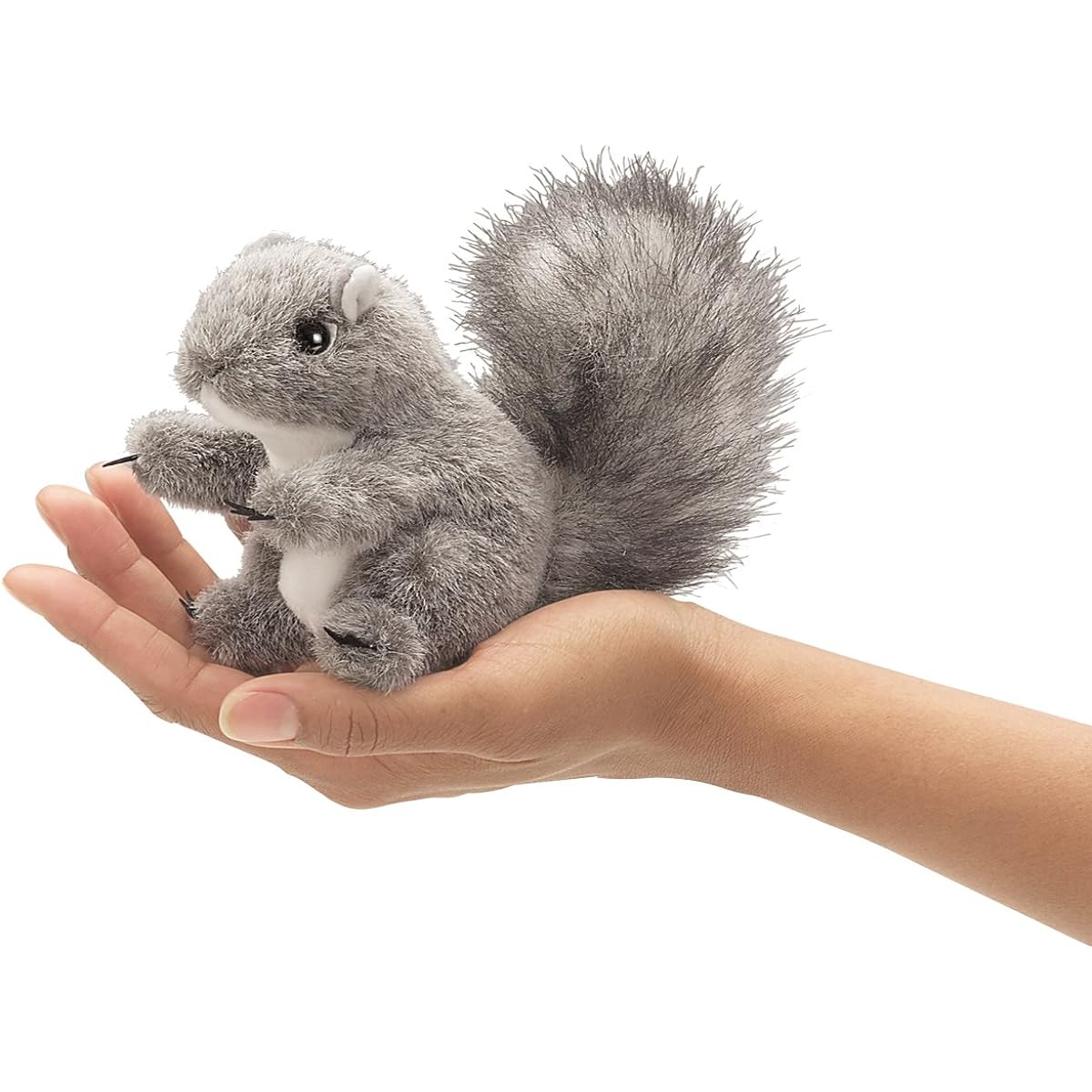 Folkmanis Puppets - 2648 - Puppet and Theater - Mini Gray Squirrel