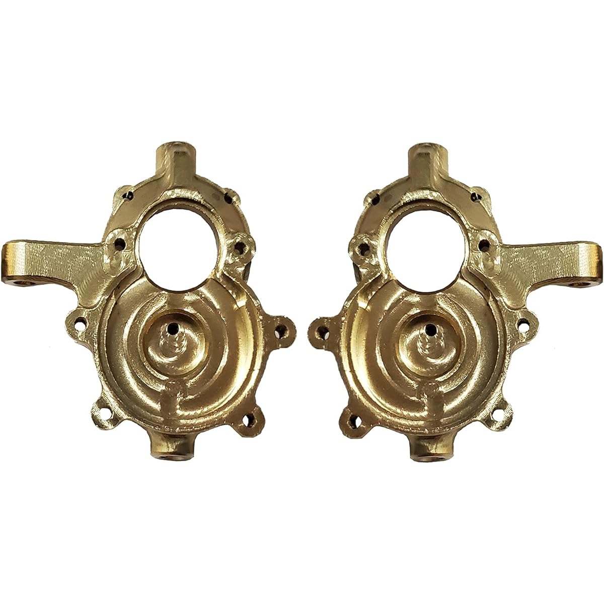 AMOGOT Gen8 Front Steering Knuckle Brass Weight Inner Portal Drive Housing Redcat GEN8 Scout II 1/10 RC Crawler Upgrade Parts (L/R) 1 Pair
