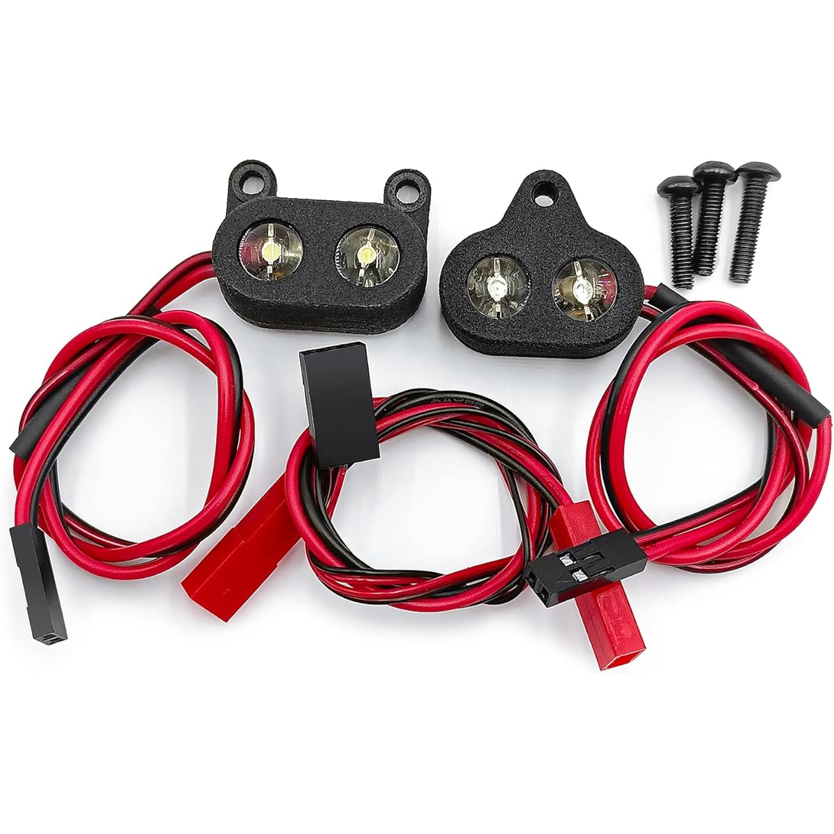 ARFIOWWY RC Front & Rear Light Set LED Headlights Taillights Upgrade Parts for ARRMA 1/8 Typhon BLX 3S