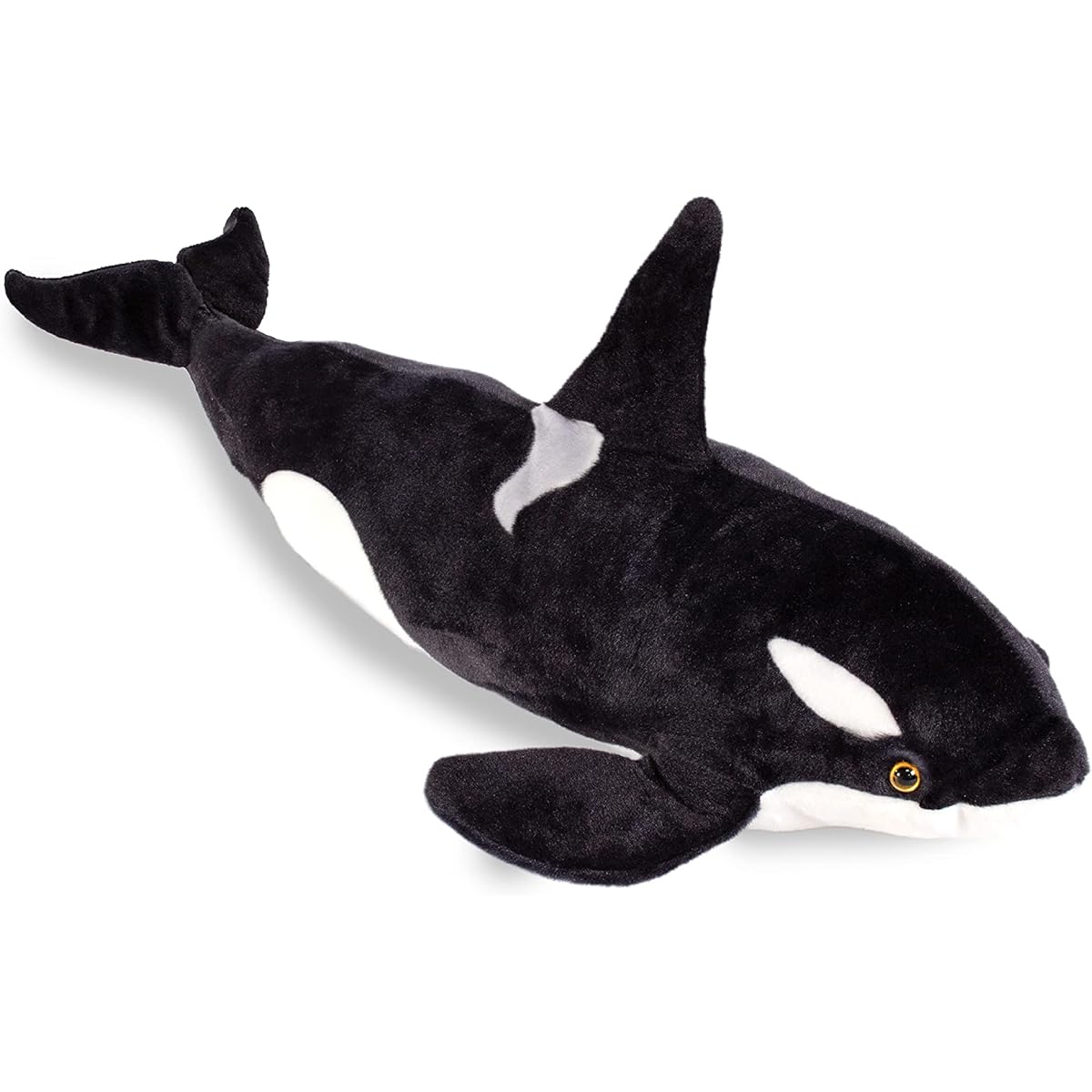 Real Planet Whale Stuffed Animal - Realistic Stuffed Animal Gift for Kids of All Ages Large Sea Orca Stuffed Animal Fun Christmas Birthday Gift (Orca 31.5")