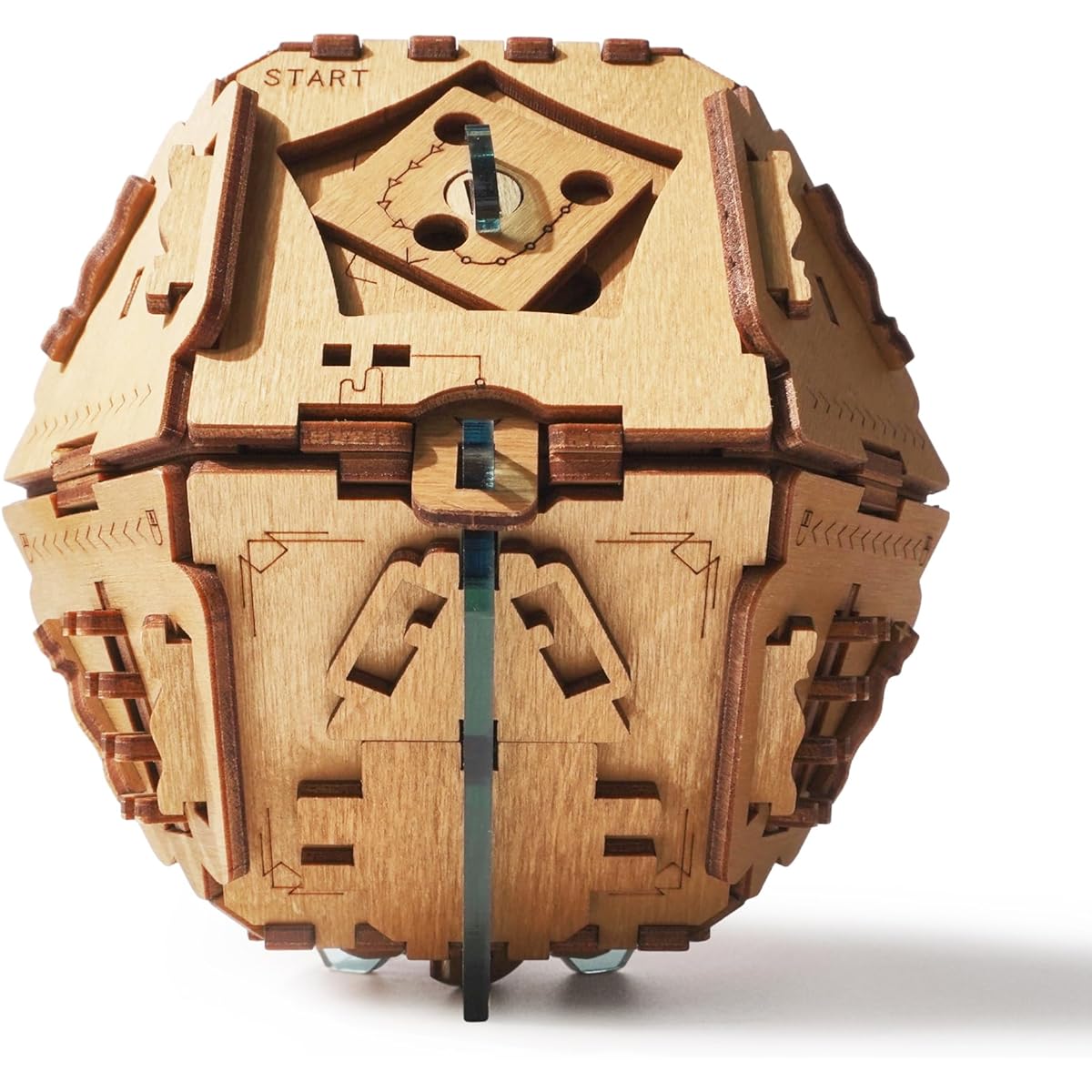 Puzzle Potato - Philosopher's Stone - Escape Room Game - Wooden Puzzle Box - 3D Brain Teaser Puzzle - Treasure Chest (Flamel and the Philosopher's Stone)