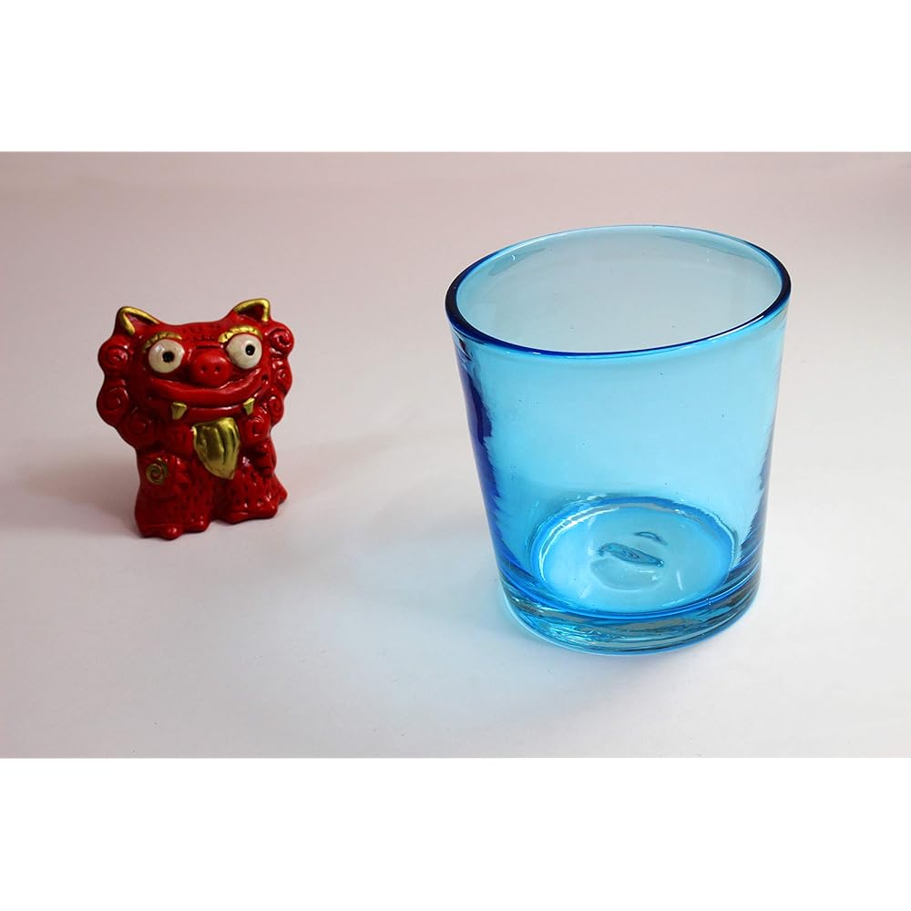 New [Commercial use set] Instagrammable Ryukyu style handmade rocks glass (large) water set of 6