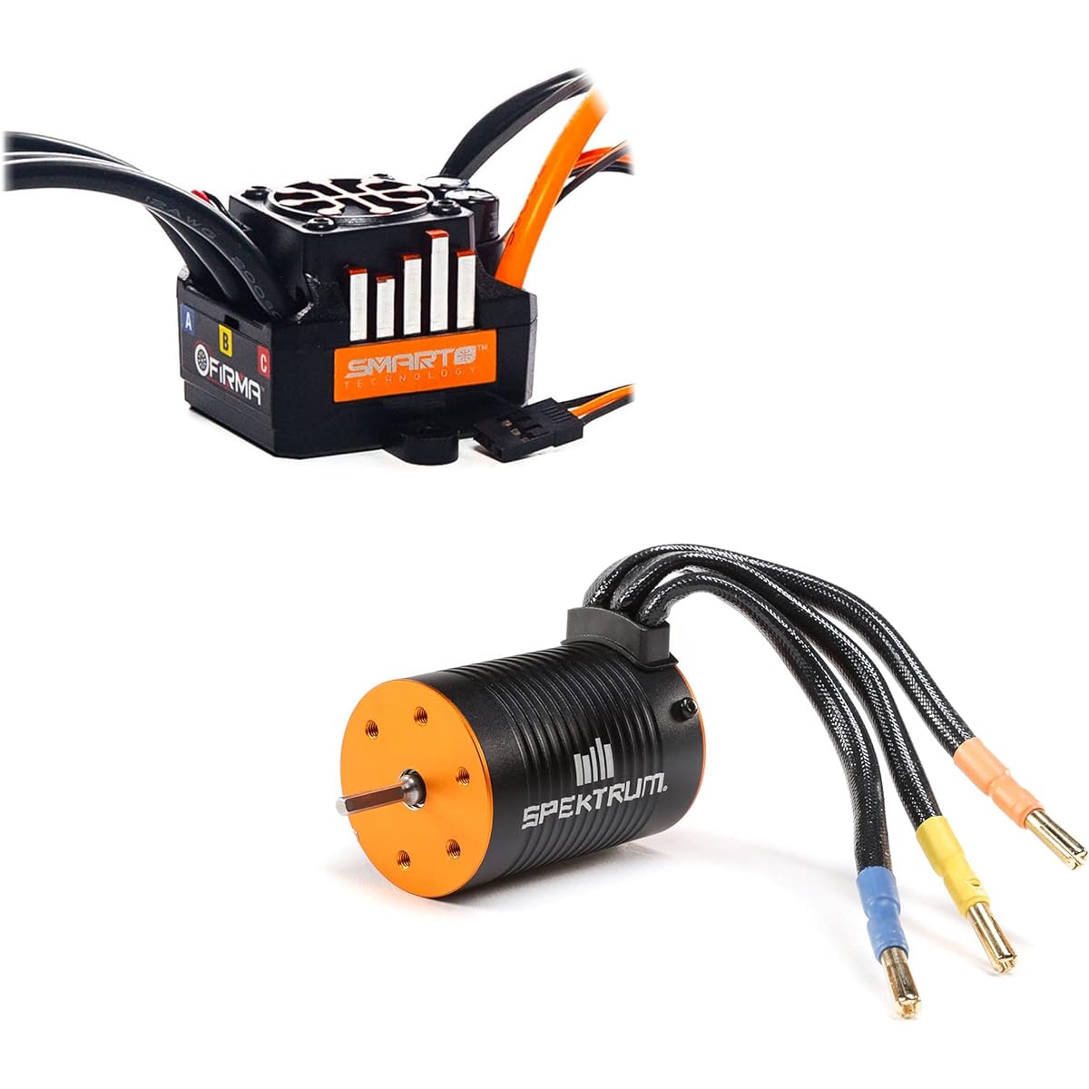 Spektrum Firma 100A Brushless Smart ESC / 6500Kv Sensorless Motor Combo: No Preparation Required SPMXSEMC13