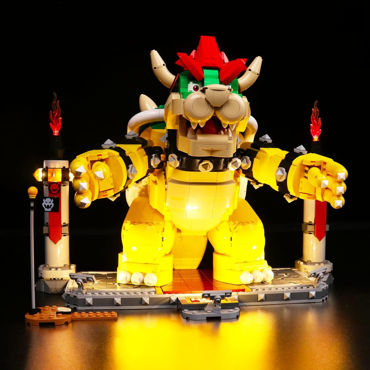 Bourvill LED Light Kit for Mighty Bowser 71411 - Light Set Compatible with Lego 71411 Set - Classic Version (Light Kit without Model)