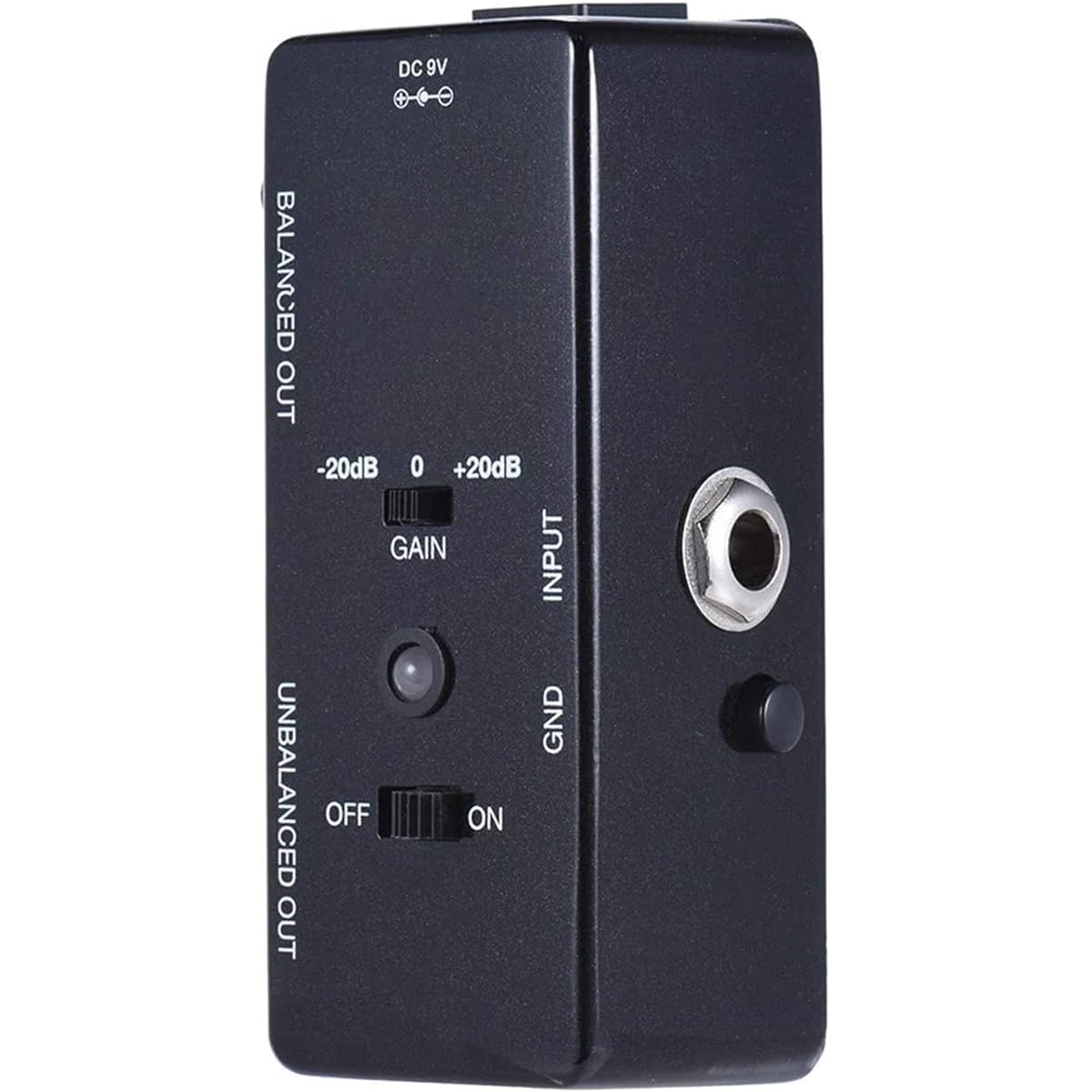 Guitar Effector Guitar Effect Pedal Transfers Guitar/Bass Signal Directly to Audio System Overdrive (Color: Black, Size: 3.8 x 9.5 x 3.2cm)