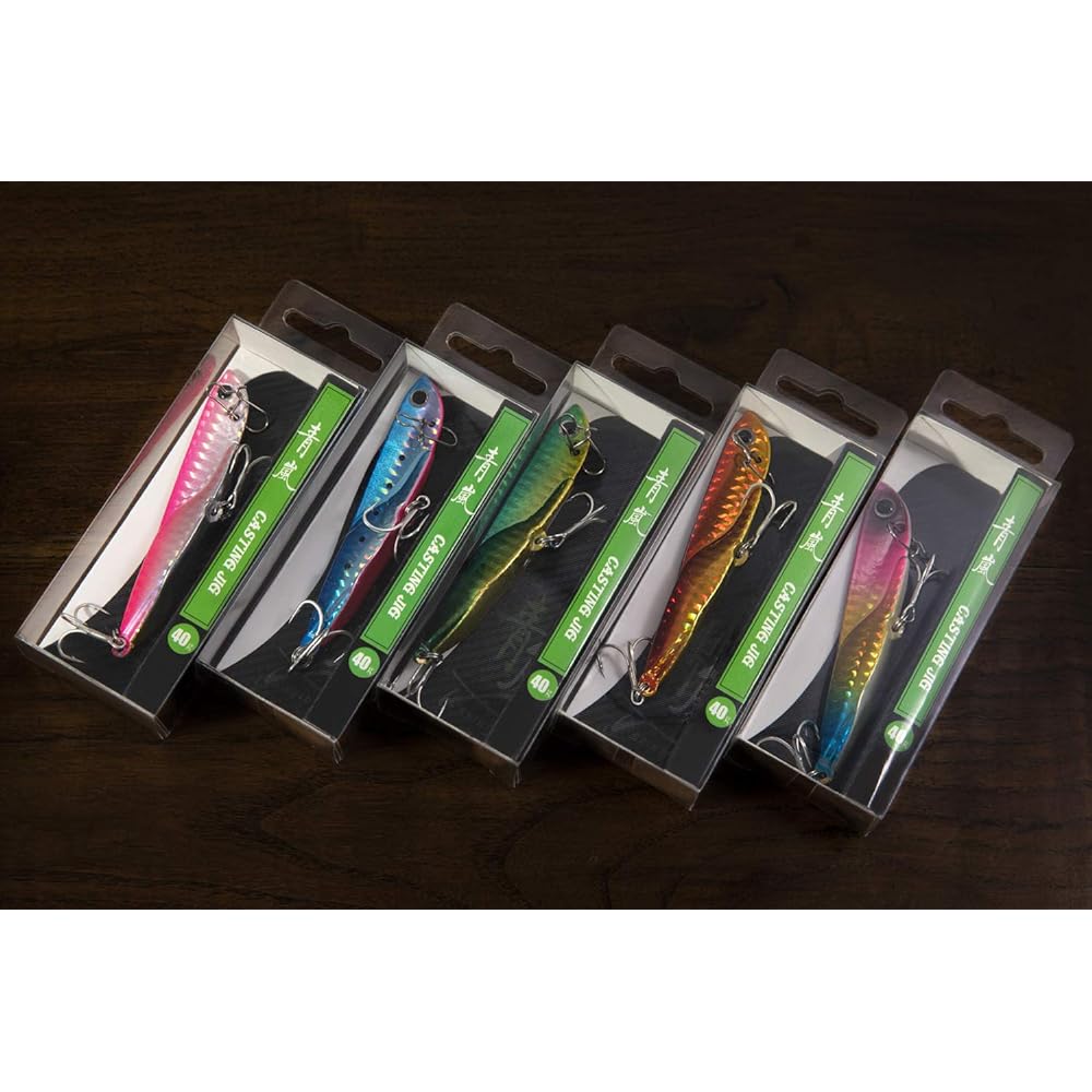 [Seiran Lure] Metal Jig Set Flounder Lure Sea Bass 20g 30g 40g Blue Fish Surf Metal Vibe Iron Plate Lure Flying Distance