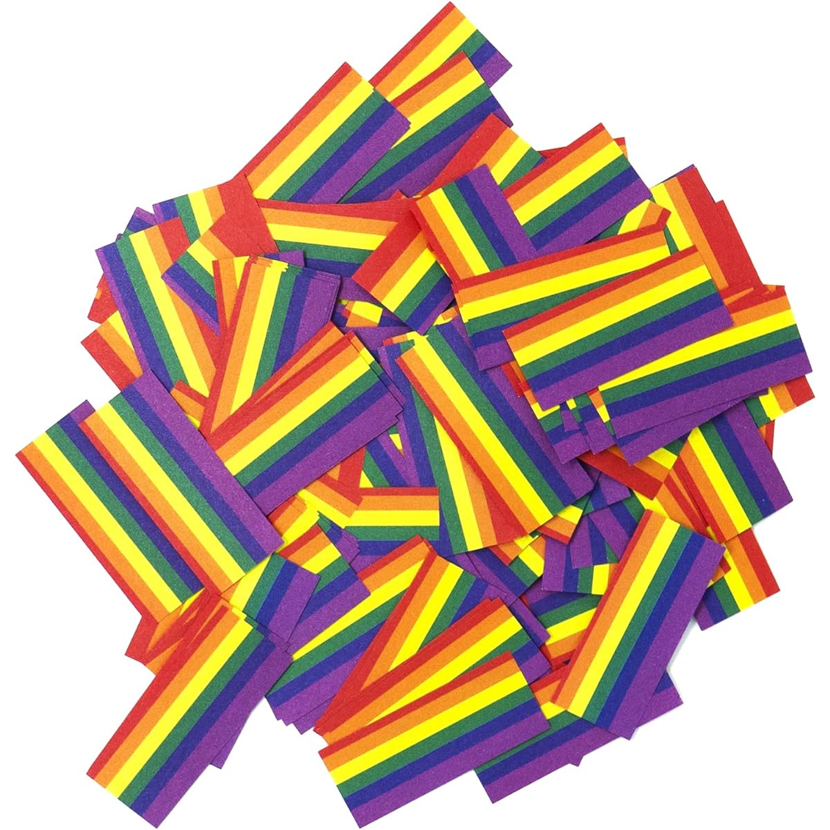Ultimate Confetti - (1 lb) Rainbow Confetti - Biodegradable Tissue
