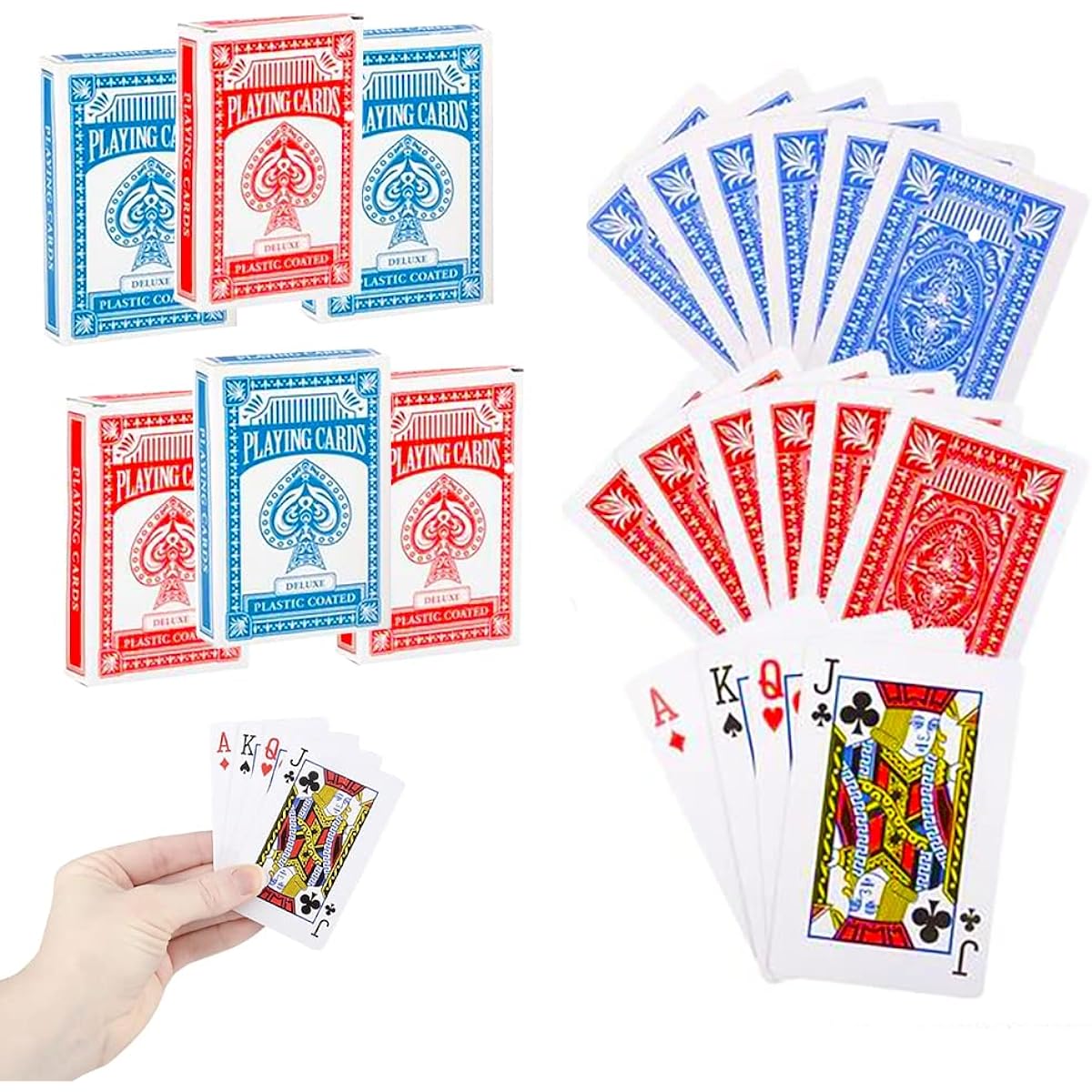 Dreidel Company Playing Card Deck 2.25" x 3.5" (6 Pack)