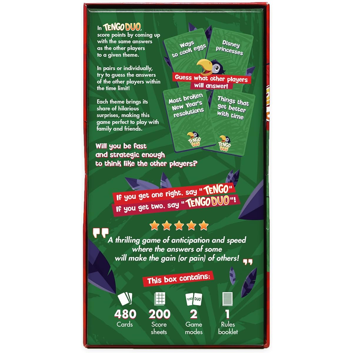 Tengo Duo: Great Minds Only Matching Party Game | 3+ Players | Family Games for Kids and Adults | Family Game Night Games | Family Games for Kids, Teens and Adults