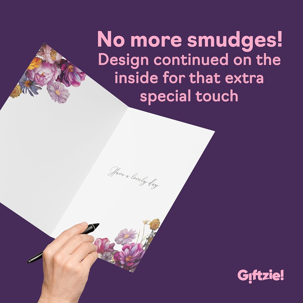 Beautiful Gold Birthday Card for Step Daughter - Golden Party Balloons - Elegant Traditional Cute Birthday Card for Step Daughter from Step Mom Dad, A5 Gorgeous Greeting Card Gift