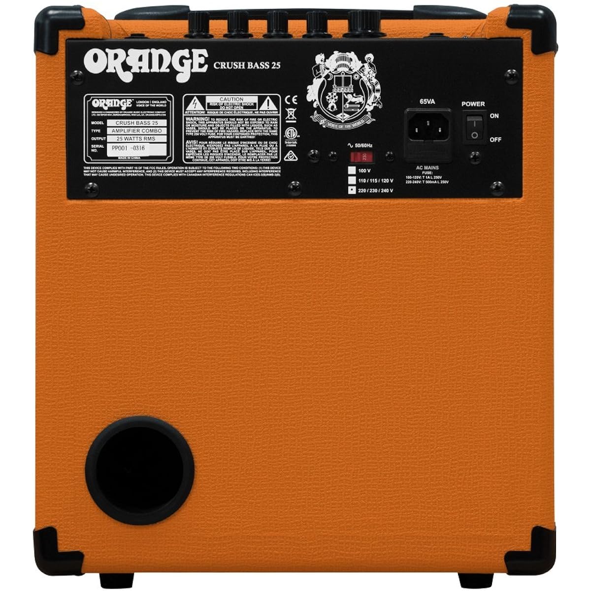 Orange / Crush Bass 25 (Crush 25B) 25 Watt Bass Combo Amplifier
